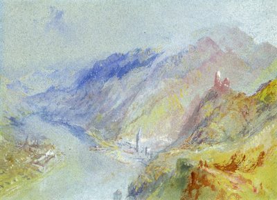 The Castle of Trausnitz overlooking Landshut by Joseph Mallord William Turner